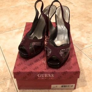 Guess by Marciano peep toe heels